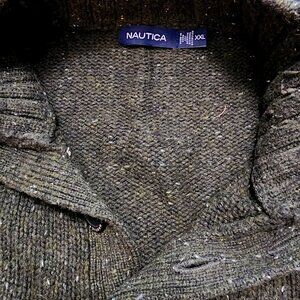 3 Nautica Wool/Nylon High Neck Sweaters